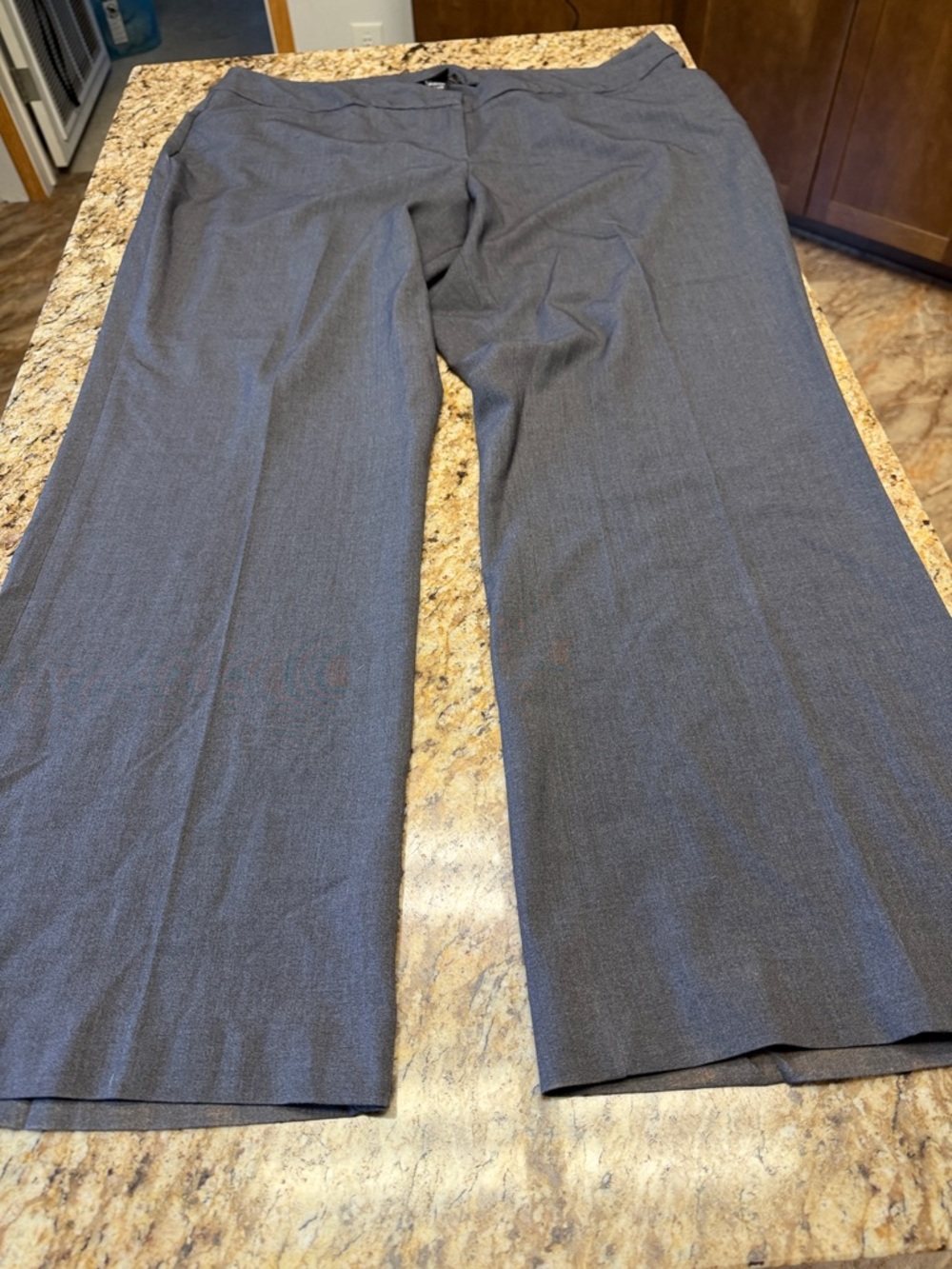 Lane Bryant Dark Charcoal Wide Leg Pants